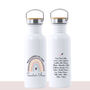 Botella retro modelo arcoirirs