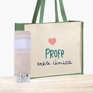 Conjunto Bolsa yute y pareo