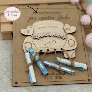 Hucha personalizada regalo para Novios