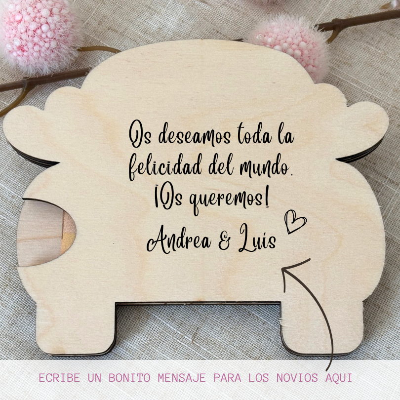 Sobre para dinero en forma de coche, regalo de boda - Imagen 5
