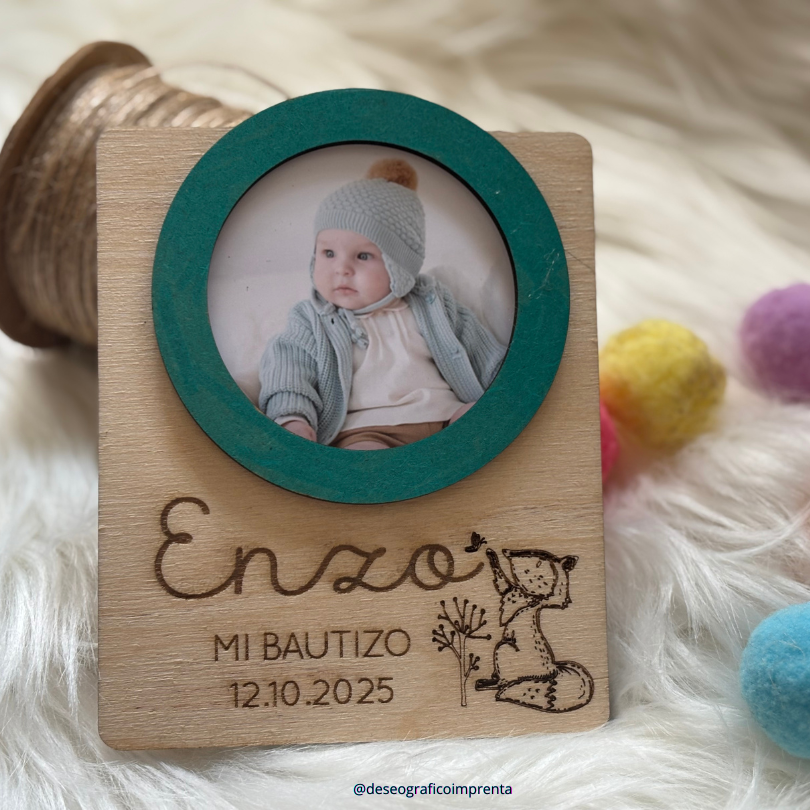 Mini marco personalizado Bautizo