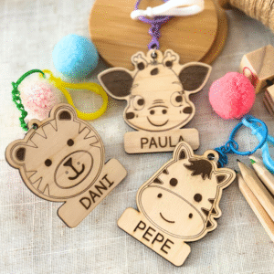 Llavero infantil personalizado,identificador mochila, regalo para evento
