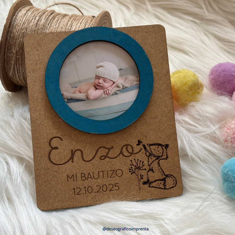 Mini marco personalizado Bautizo - Imagen 4